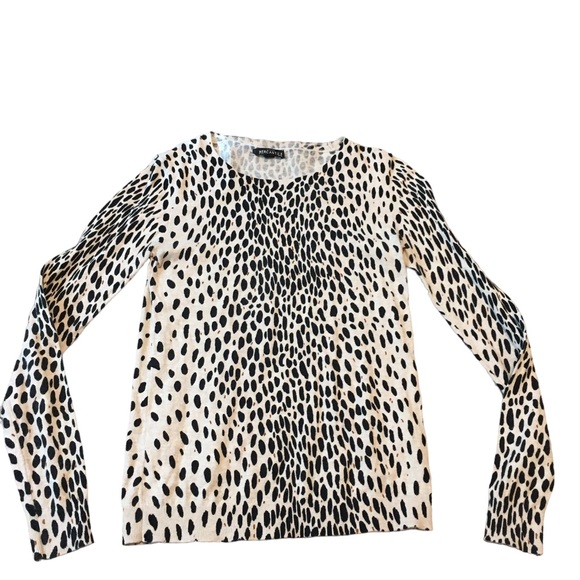 J. Crew Factory Sweaters - J. Crew Mercantile Cheetah Long Sleeve Sweater Tan Sz XS